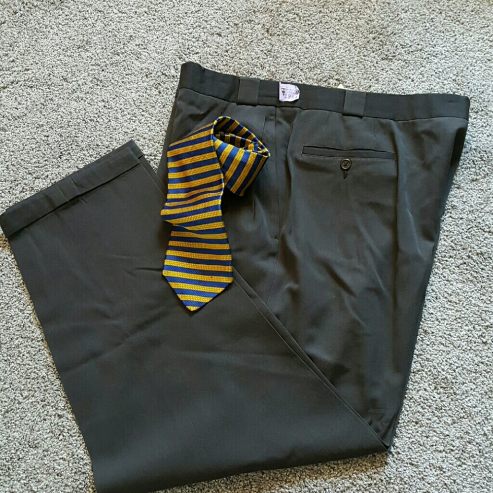 Giorgio Armani Collezioni pants cuff wool blend men size 38 made in Italy